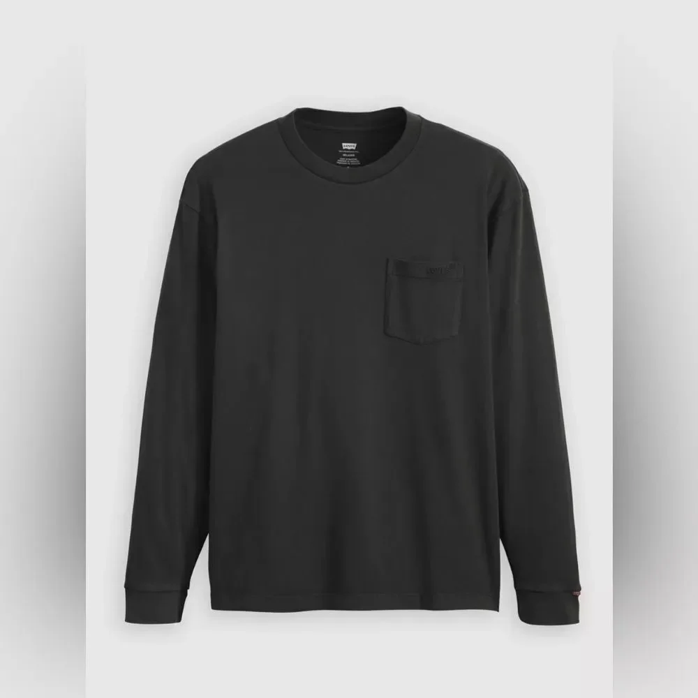 Levi’s Relaxed Long Sleeve Tee Black Medium NWT
